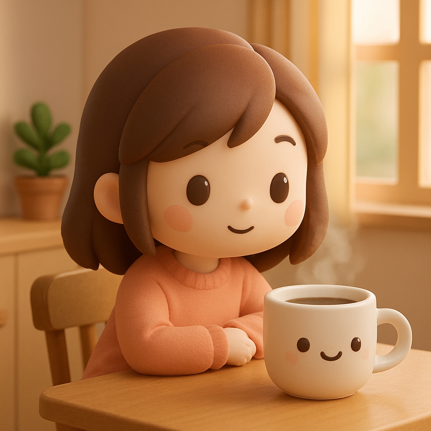 Cute,Character,3d,Image,Of,M?j?s,S?,Pie,Galda,,Uz